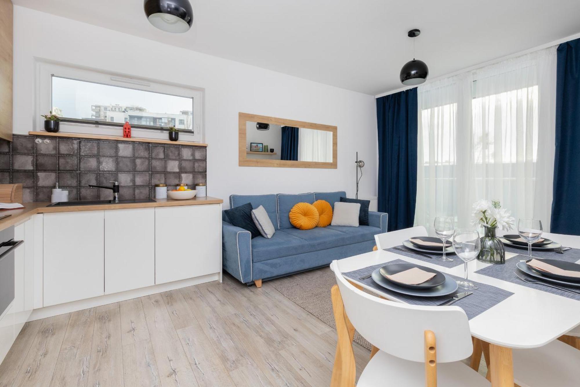 Solvo Apartment With Balcony & Parking Gdansk Przymorze By Noclegi Renters Exteriör bild